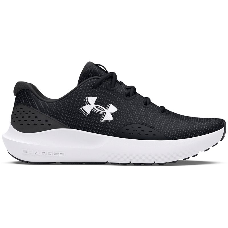 Under Armour Surge 4 Men's Running Shoes, Size: 10, Black Gray White