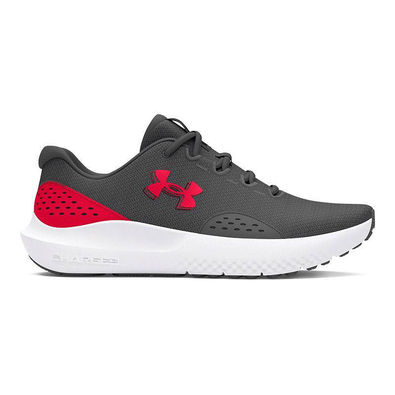 Under Armour Surge 4 Men's Running Shoes, Size: 14, Gray Red