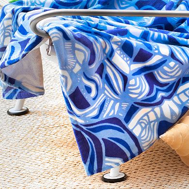 Rochelle Porter Whirled Velour Beach Towel
