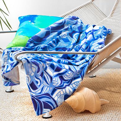 Rochelle Porter Whirled Velour Beach Towel