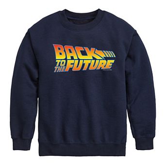 Boys 8-20 Back To The Future Logo Crew Fleece Sweatshirt
