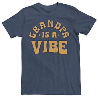 Men's Grandpa Is A Vibe Graphic Tee