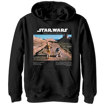 Boys 8-20 Star Wars Droid Buddy Poster Hoodie