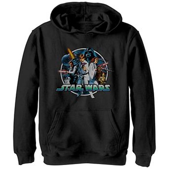 Boys 8-20 Star Wars Group Wars Hoodie
