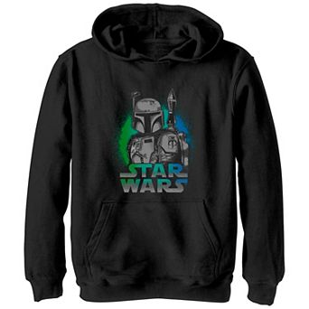 Boys 4-20 Star Wars Fett Spray Hoodie