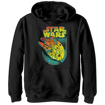 Boys 4-20 Star Wars Falcon Flight Logo Hoodie