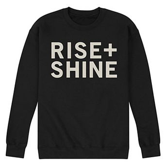 Men's Rise And Shine Graphic Fleece Sweatshirt