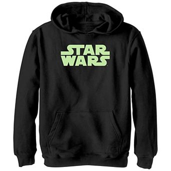 Boys 4-20 Star Wars Classic Green Logo Hoodie