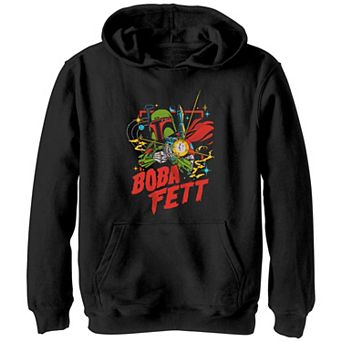 Boys 4-20 Star Wars Boba Fett Retro Draw Hoodie