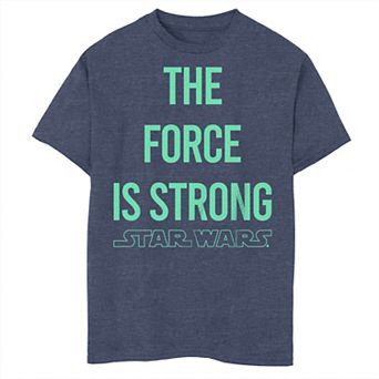 Boys 6-20 Star Wars The Force Is Strong Graphic Tee