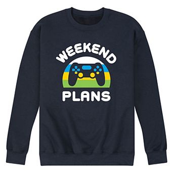 Men's Weekend Plans Graphic Fleece Sweatshirt