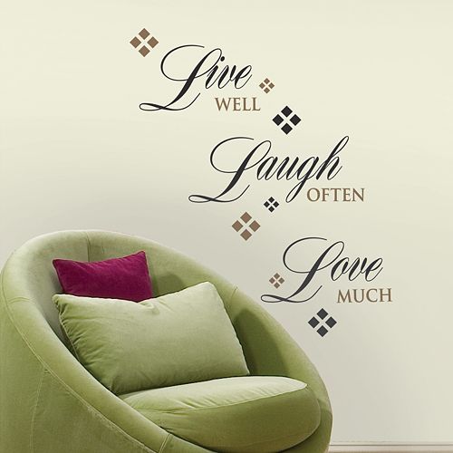 Live, Laugh, Love Wall Stickers