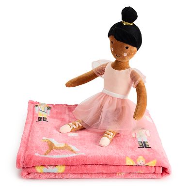 The Big One Kids™ Ballerina Buddy & Throw Blanket Set