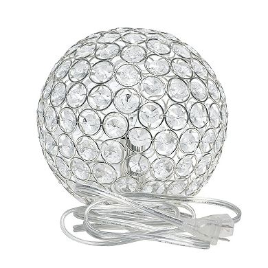 Lalia Home Crystal Sphere Table Lamp