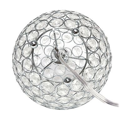 Lalia Home Crystal Sphere Table Lamp