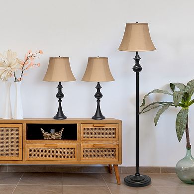 Lalia Home 3-piece Restoration Lamp Set