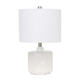 Lalia Home Floral Eyelet Table Lamp