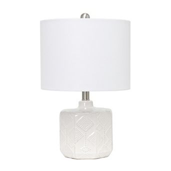Lalia Home Floral Eyelet Table Lamp