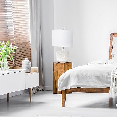 Lalia Home Floral Eyelet Table Lamp