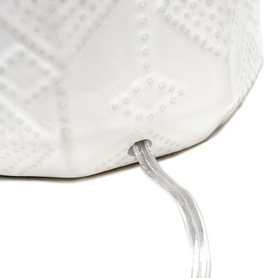 Lalia Home Floral Eyelet Table Lamp