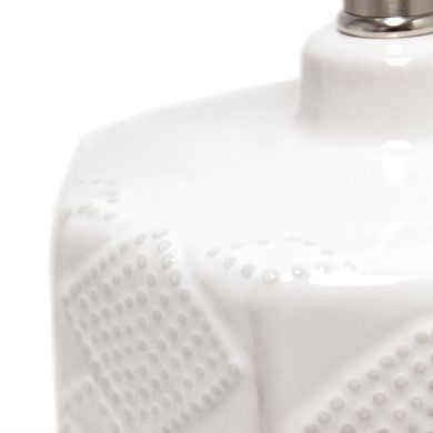 Lalia Home Floral Eyelet Table Lamp