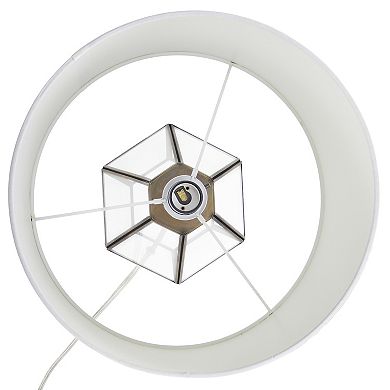 Lalia Home Transparent Geometric Table Lamp