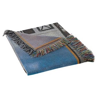 Yellowstone Ranch Woven Tapestry Throw Blanket