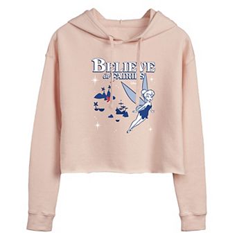 Disney's Peter Pan Juniors' Believe Fairies Cropped Hoodie