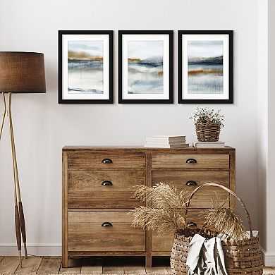 Americanflat Nature Dreams Black Matted Framed Wall Art 3-piece Set