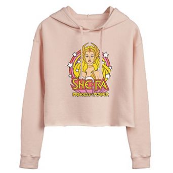 Juniors' She-Ra With Stars Cropped Hoodie