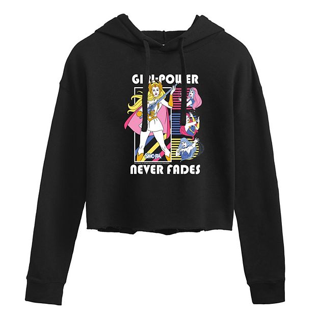 Juniors She Ra Never Fades Cropped Hoodie