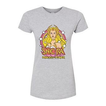 Juniors' She-Ra With Stars Fitted Graphic Tee