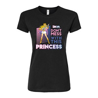 Juniors' She-Ra Dont Mess Fitted Graphic Tee