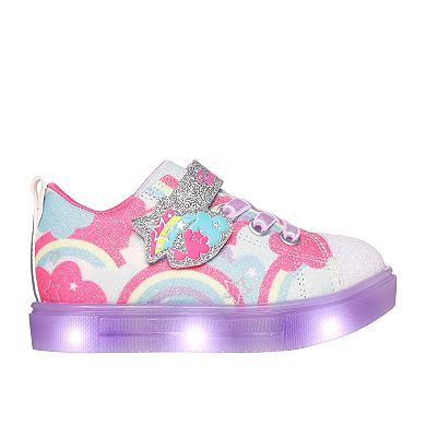 Skechers® Twinkle Toes: Twinkle Sparks Ice 2.0 Shimmering Sky Toddler Girls' Light-Up Shoes