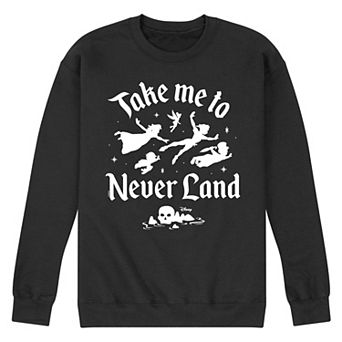 Disney's Peter Pan Men's Never Land Fleece Sweatshirt