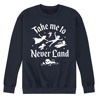 Disney's Peter Pan Men's Never Land Fleece Sweatshirt