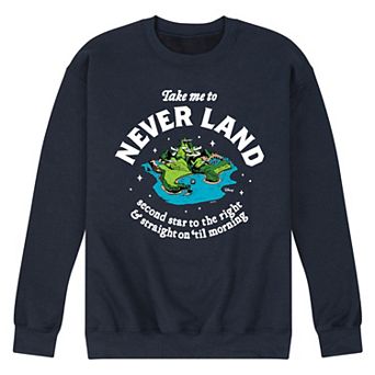Disney's Peter Pan Men's Never Land Fleece Sweatshirt