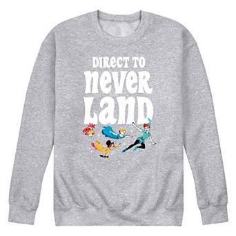 Disney's Peter Pan Men's Never Land Fleece Sweatshirt