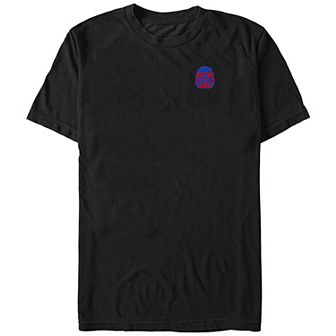 Men's Star Wars Storm Trooper Helmet Embroidered Graphic Tee