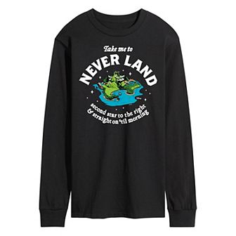 Disney's Peter Pan Men's Never Land Long Sleeve