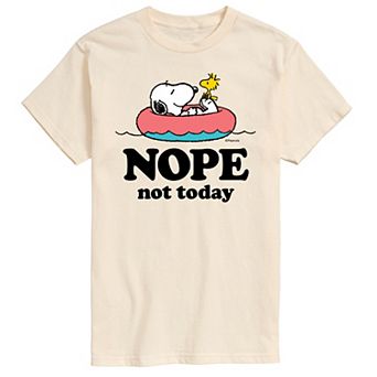 Men's Peanuts Snoopy Nope Not Today Graphic Tee