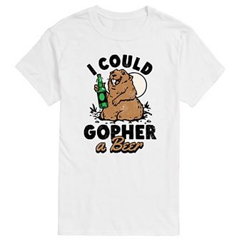 Big & Tall I Could Gopher a Beer Graphic Tee