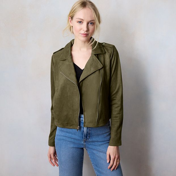 Petite hotsell suede jacket