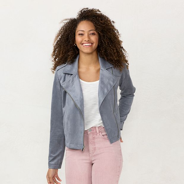 Kohls suede jacket sale