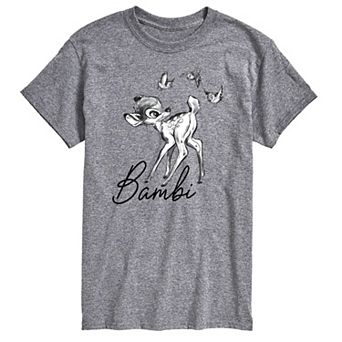 Disney's Bambi Big & Tall Watercolor Graphic Tee
