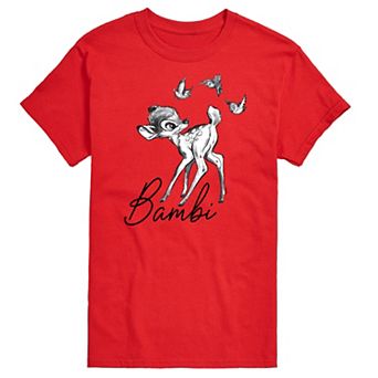 Disney's Bambi Big & Tall Watercolor Graphic Tee