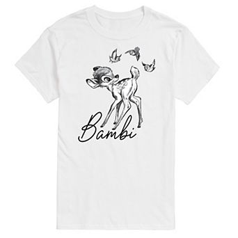 Disney's Bambi Big & Tall Watercolor Graphic Tee
