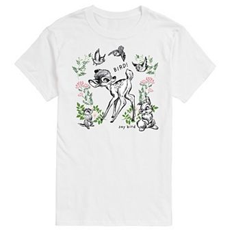 Disney's Bambi Big & Tall Say Bird Graphic Tee