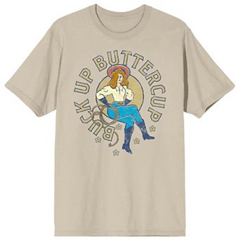 Juniors' Western Cowgirl Buck Up Graphic Tee
