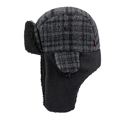 Men's Levi's® Superior Warmth Plaid Trapper Hat with Sherpa Lining